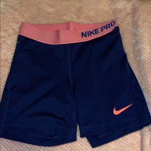 Nike pro compression shorts